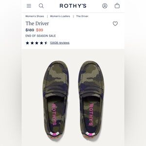 Women’s Rothy Driver shoe